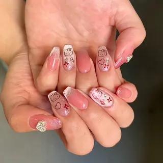 ネイル By moonネイル 🌷ワンホン/韓国風のネイルデザイン