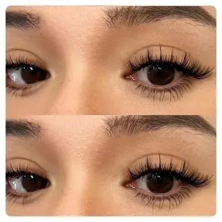 カラー パーマ マツエク・マツパ アイブロウ 神山 ビューティー・アイのマツエク・マツパデザイン