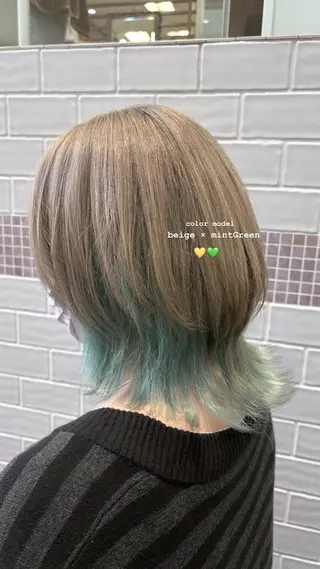 ミディアム 熊田 秀佳　川口店のヘアスタイル