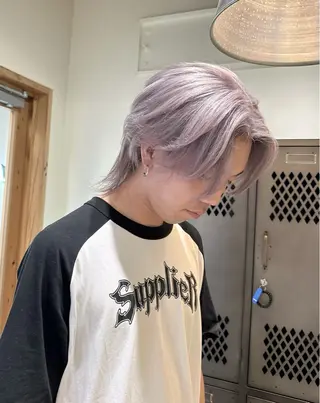 ミディアム カラー 園田 将士のヘアスタイル