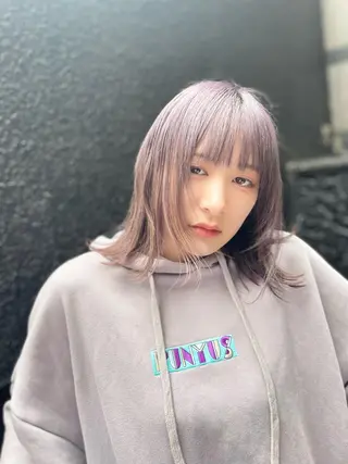 ミディアム 拓麿✂︎/ショート 専門×透明感カラーのヘアスタイル
