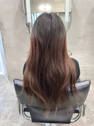 ロング カラー 髪質改善✨️ 美髪矯正🍵｜ヨコチのヘアスタイル