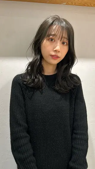 ミディアム カラー じゅわっと暖色カラー 🍊Moemiのヘアスタイル