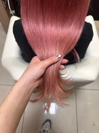 ロング カラー ブリーチカラー/ベー ジュ/Hono🦖のヘアスタイル