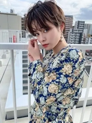 ショート 吉田 恒のヘアスタイル