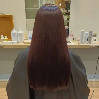 ロング カラー 牧岡 環のヘアスタイル