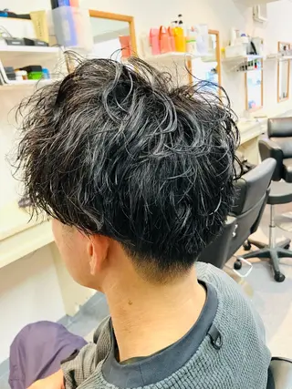 パーマ メンズ メンズ特化/パーマ/ フェードWATARUのヘアスタイル