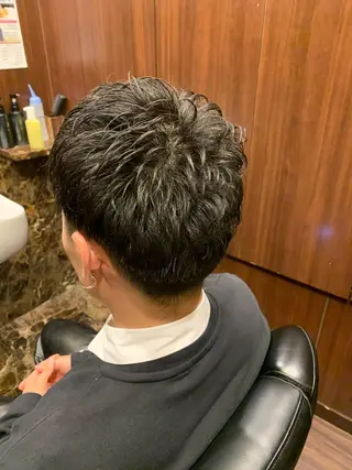 パーマ メンズ プレミアムバーバー 草野のヘアスタイル