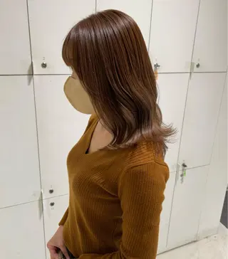 ミディアム カラー 透明感カラー🫧 nanohaのヘアスタイル