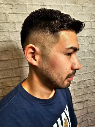 ショート メンズ パーマ 💈メンズカット 💈鈴木将希のヘアスタイル