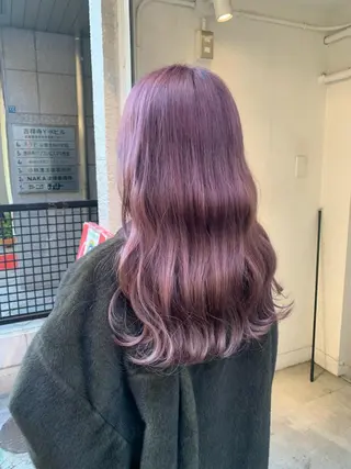 ロング カラー ハイライト✖️ 暗髪🤎Nahoのヘアスタイル