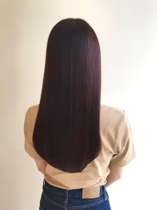 ロング カラー パーマ ヘアアレンジ 🥇髪質改善🥇 polon代表鵜澤のヘアスタイル