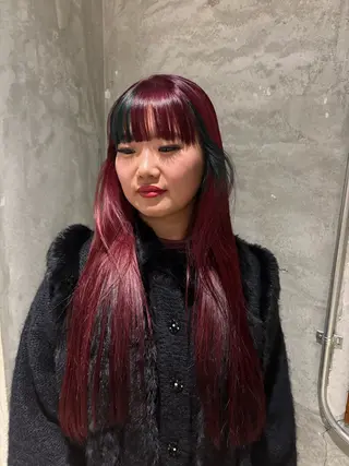 ロング カラー asada makotoのヘアスタイル