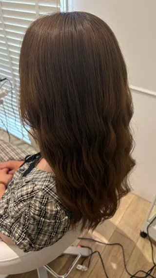 ロング 似合わせ 顔周りYUUGAのヘアスタイル