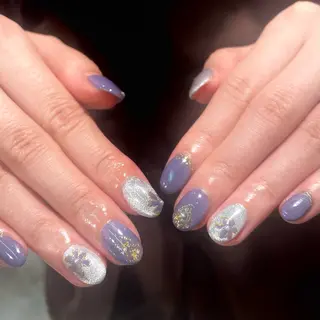 ネイル 個性派✴︎ジャケ写 ネイル🦋mire-のネイルデザイン