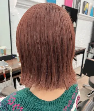 ショート カラー ヘアアレンジ 🌱ボブ/レイヤー/ ベージュ/あやみ✨のヘアスタイル