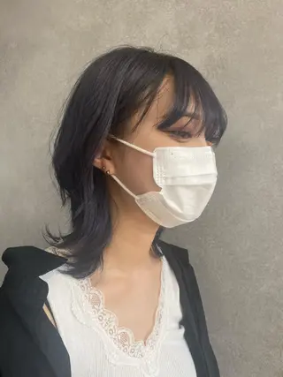 ミディアム 立野 希沙のヘアスタイル
