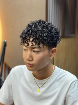 パーマ メンズ 💈Hayate原宿 ／イージーパーマ💈のヘアスタイル