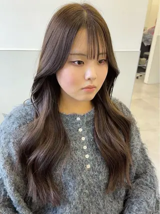 ロング 韓国ヘア🇰🇷 スズキのヘアスタイル