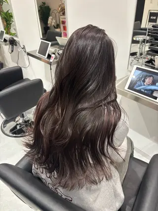 ロング カラー 🎀透明感× 赤み消し🎀正源のヘアスタイル