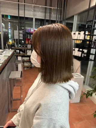 ミディアム カラー 美髪透明感🫧三澤 廉 M.SLASHのヘアスタイル