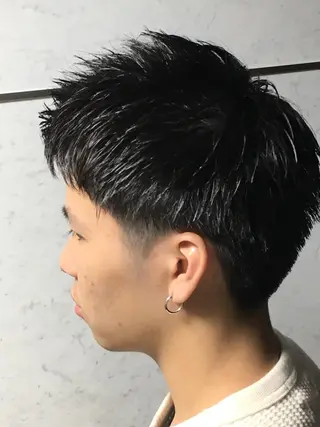 ショート メンズ 牧 颯斗のヘアスタイル