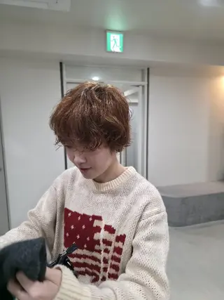 パーマ カラー OMA　 カタギシのヘアスタイル
