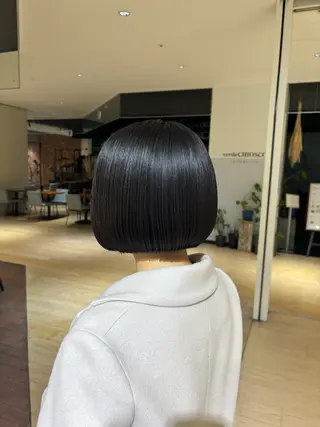 ショート マンツーマン 縮毛矯正/マユコのヘアスタイル