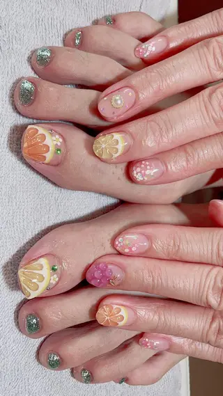ネイル nail salon ラピスラズリのネイルデザイン