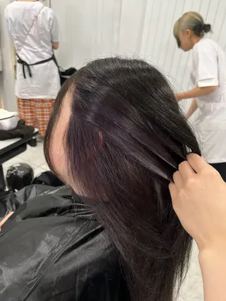 ロング カラー 新倉 あかねのヘアスタイル