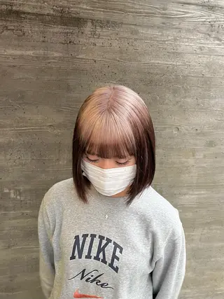 ショート カラー ハイトーンカラ ー/小川のヘアスタイル