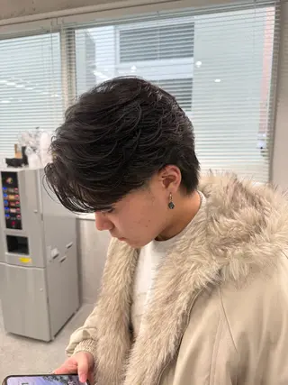 ショート パーマ メンズ 【メンズサロン】 BLUCK 横浜のヘアスタイル