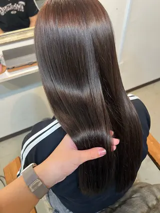 カラー Sherry/R 三川町 ayakaのヘアスタイル