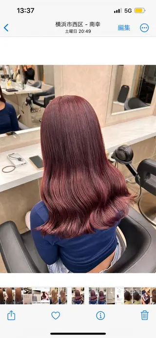 ロング 💖札幌カラー 指名No.1💖玲奈のヘアスタイル