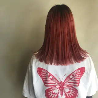 ミディアム レイヤー/ブリーチ HIKARU ♡のヘアスタイル