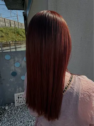 セミロング カラー 大立 七夏のヘアスタイル