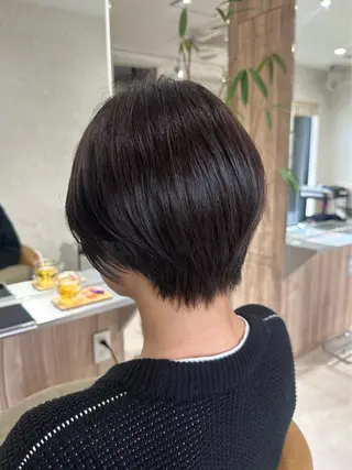ショート カラー 🎀似合わせカット/ ボブ/佐瀬千枝🎀のヘアスタイル