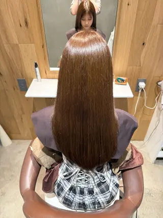 ロング カラー 博多韓国ヘア /髪質改善【美涼】のヘアスタイル