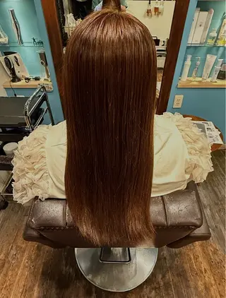 ロング カラー 大立 七夏のヘアスタイル