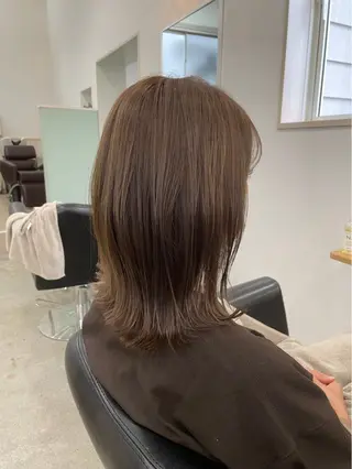 セミロング カラー SHANKS HAIRのヘアスタイル