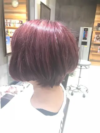 ミディアム カラー パーマ ヘアアレンジ メンズ キッズ ネイル マツエク・マツパ EnBlesS西宮 マンツーマン神道有基のヘアスタイル
