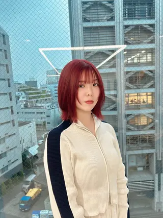 ミディアム カラー ヘアアレンジ 【代表】 たき〜のヘアスタイル