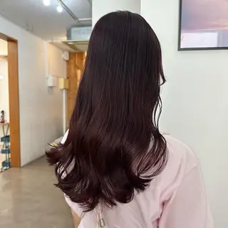 セミロング カラー 🪭risa 暖色/レイヤー🪭のヘアスタイル