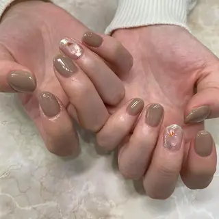 ネイル 新宿ニュアンスネイル makotoのネイルデザイン