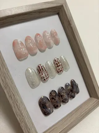 ネイル 小谷 ほのかのネイルデザイン