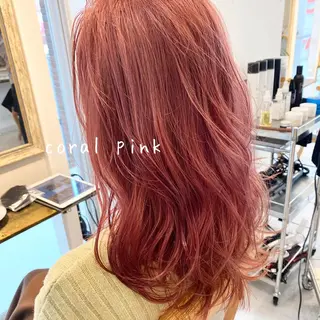 セミロング カラー 小柳 公邦のヘアスタイル