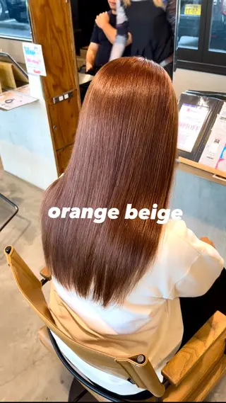 ロング カラー 各務原/カラー/ブリ ーチお任せください！のヘアスタイル