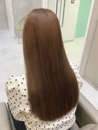 セミロング カラー ヘアアレンジ 赤み消し🫧韓国ヘア 🫧藤岡誠也のヘアスタイル
