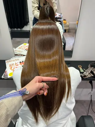 ロング パーマ baron.所属・庄内＊三国baron ANJUのヘアスタイル