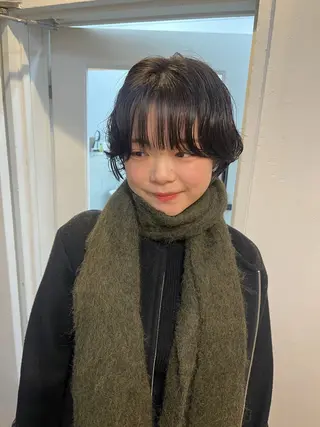 ショート ボブパーマ🥣KON コンナツミのヘアスタイル